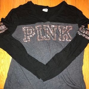 Pink Bling Long Sleeve